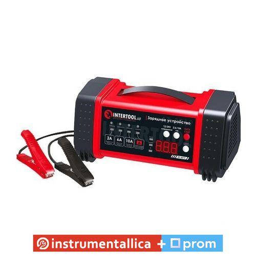 

Зарядное устройство 12/24В, 2/6/10А, 2/6A, 230В, дисплей AT-3019 Intertool