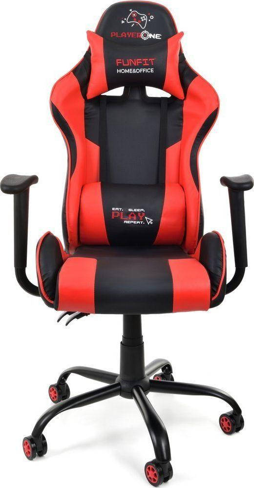 

Компьютерное кресло для геймера FUNFIT PlayerONE Red/Black
