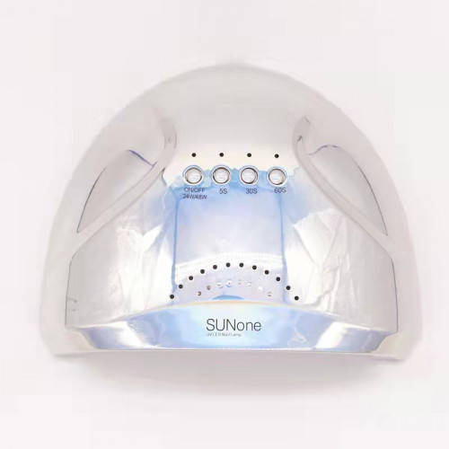 

Гибридная лампа Sun One для сушки ногтей UV/LED 48w, зеркальная(цвет серебро).