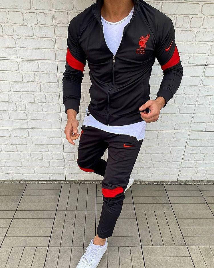 

Мужской спортивный костюм Nike Liverpool демисезонный, Черный