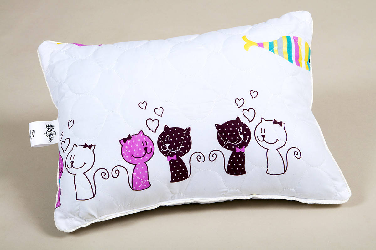 

Подушка детская стеганая Kitty 40х60, Белый