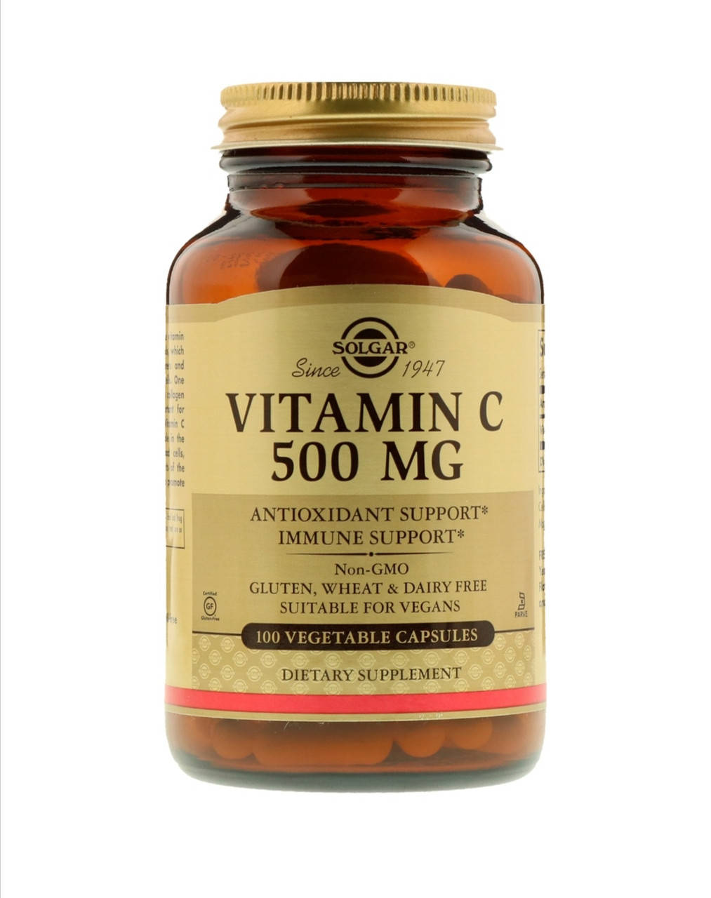 

Витамин С 500 mg, Solgar 100 капсул