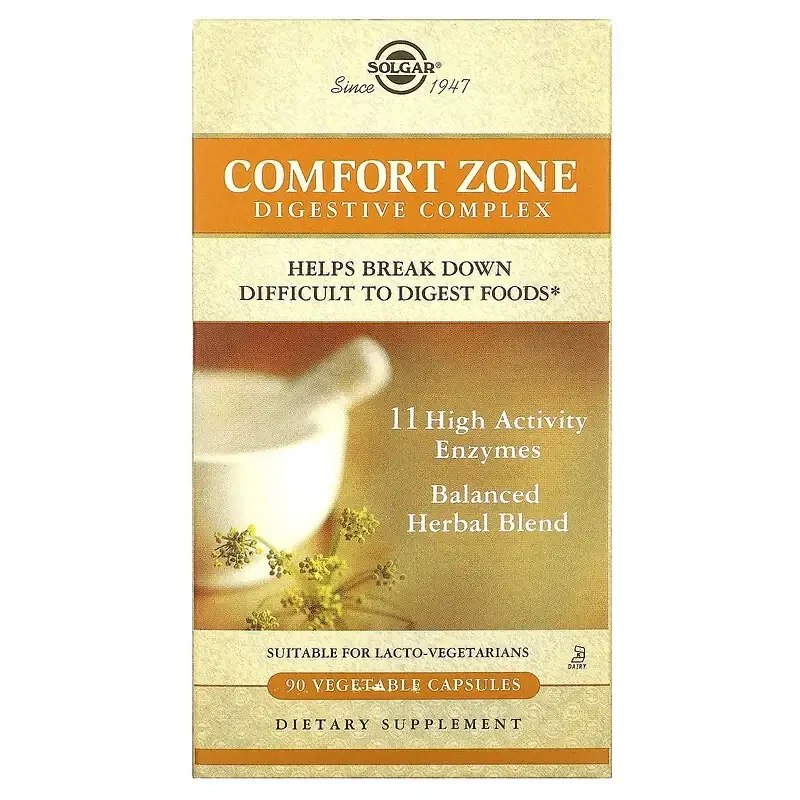 

Пищеварительный комплекс (Comfort Zone), Solgar, 90