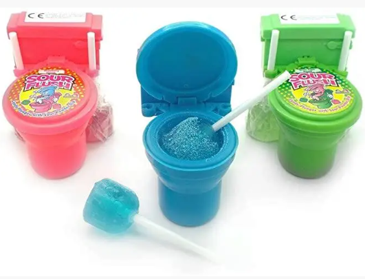 

Kidsmania Sour Flush Candy Toilet - Оригинал - Унитазик с леденцами и порошком