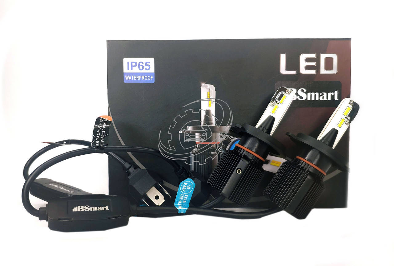 

Авто лампы LED светодиодные BSmart M1 CSP Южная Корея H4 8000Лм 40Вт 12-24В