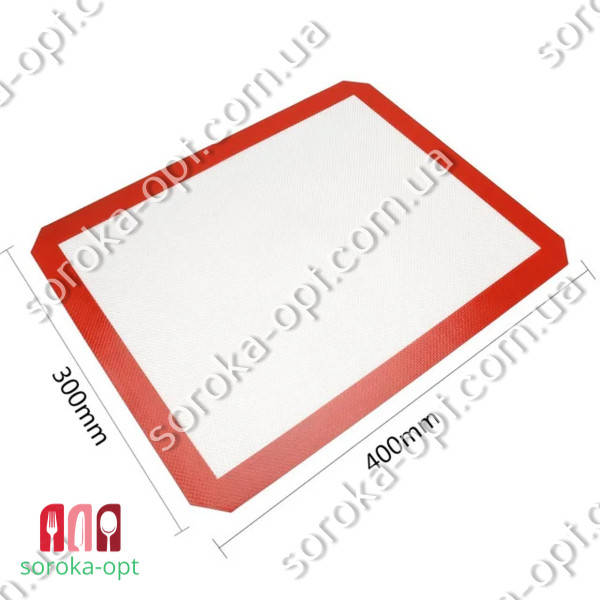 

АРМИРОВАННЫЙ СИЛИКОНОВЫЙ КОВРИК ДЛЯ ВЫПЕЧКИ 40*30 СМ