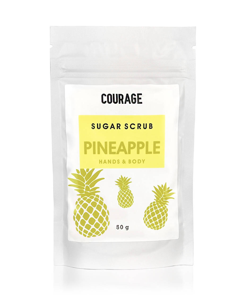

COURAGE Скраб для тіла цукровий Sugar scrub mini 50 г ананас