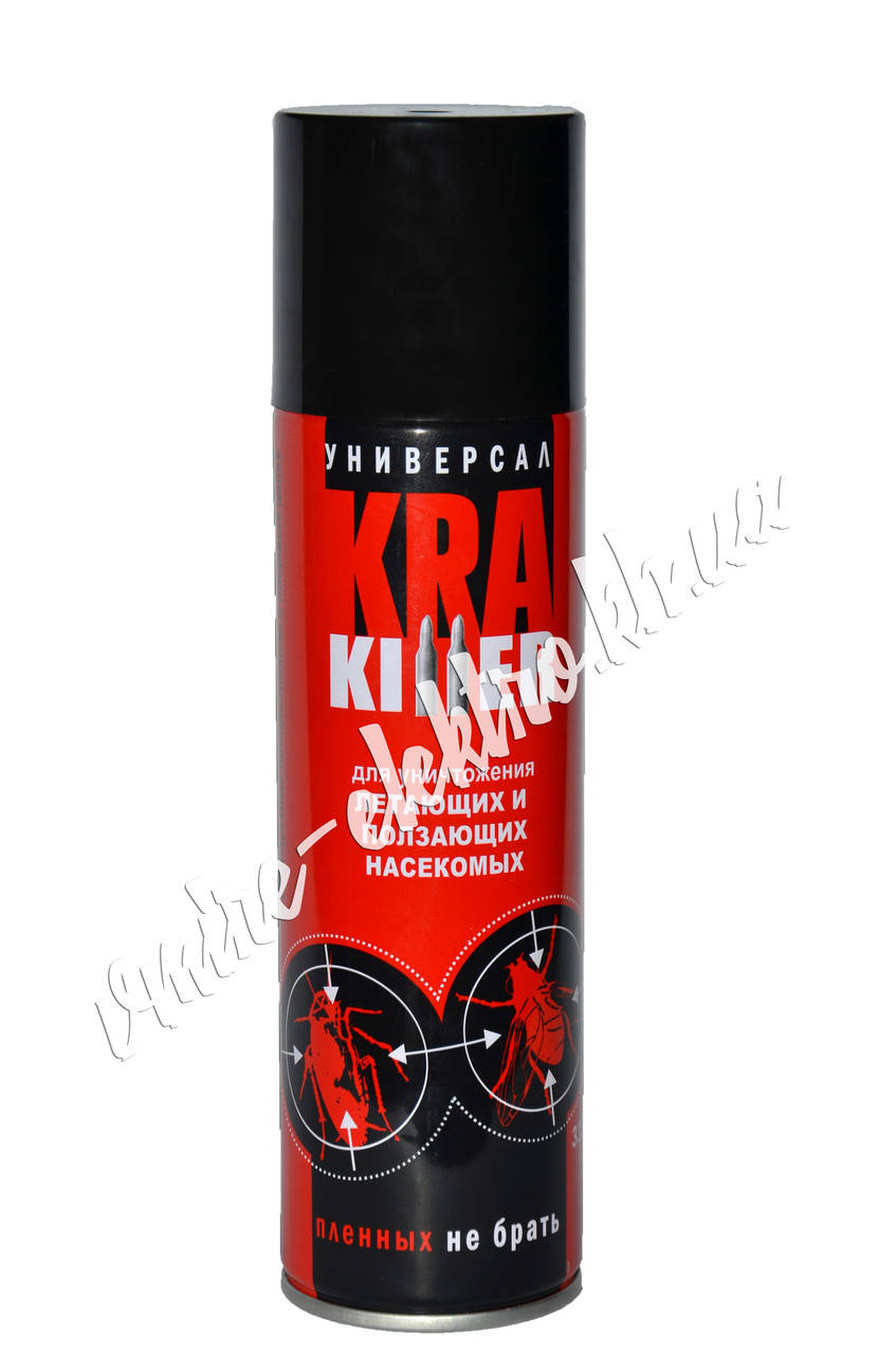 

Дихлофос Kra Killer от ползающих и летающих насекомых 405 см³