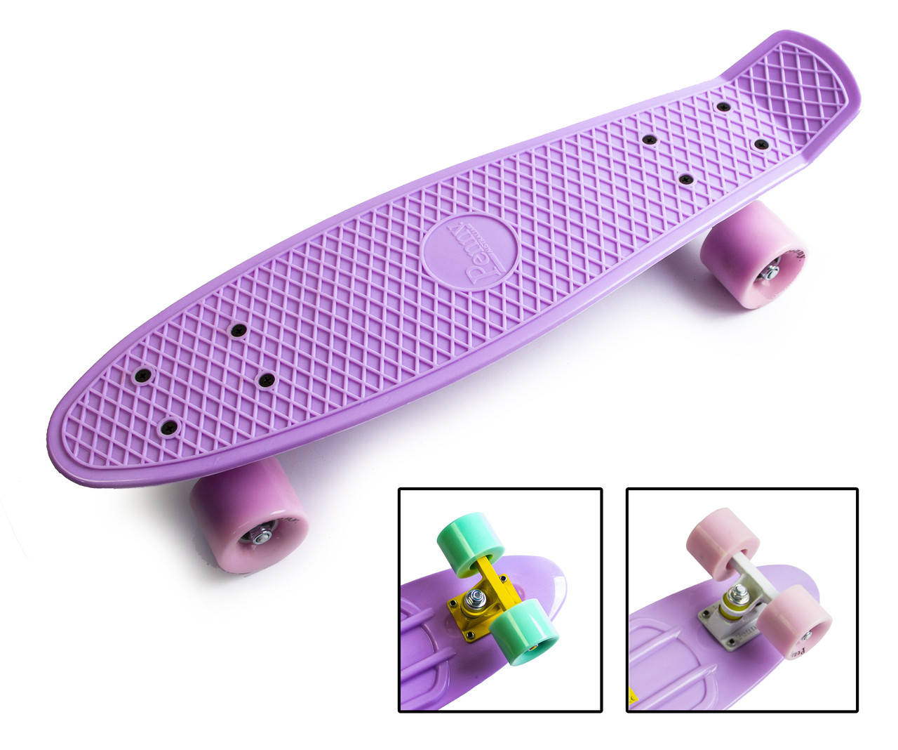 

Пенни Борд Penny Board 22Д Лиловый цвет Матовые колеса