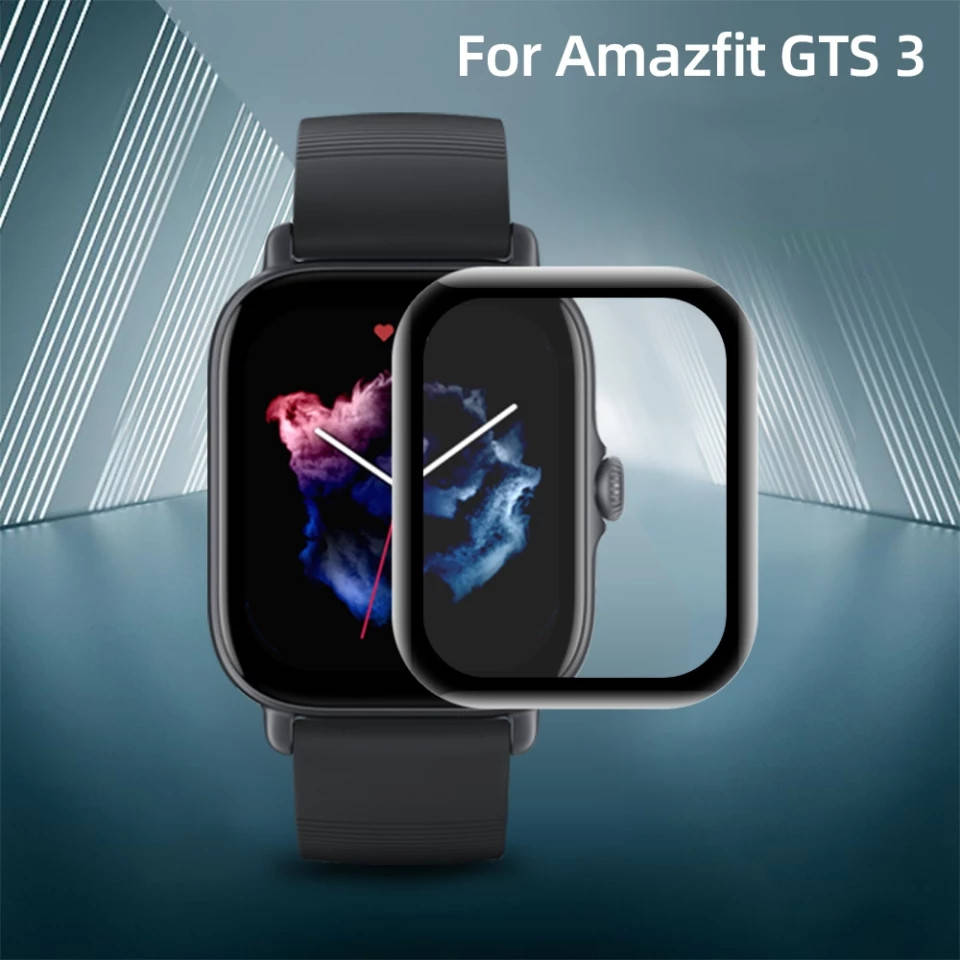 

Высококачественные защитные стекла 3D для Xiaomi Amazfit GTS 3