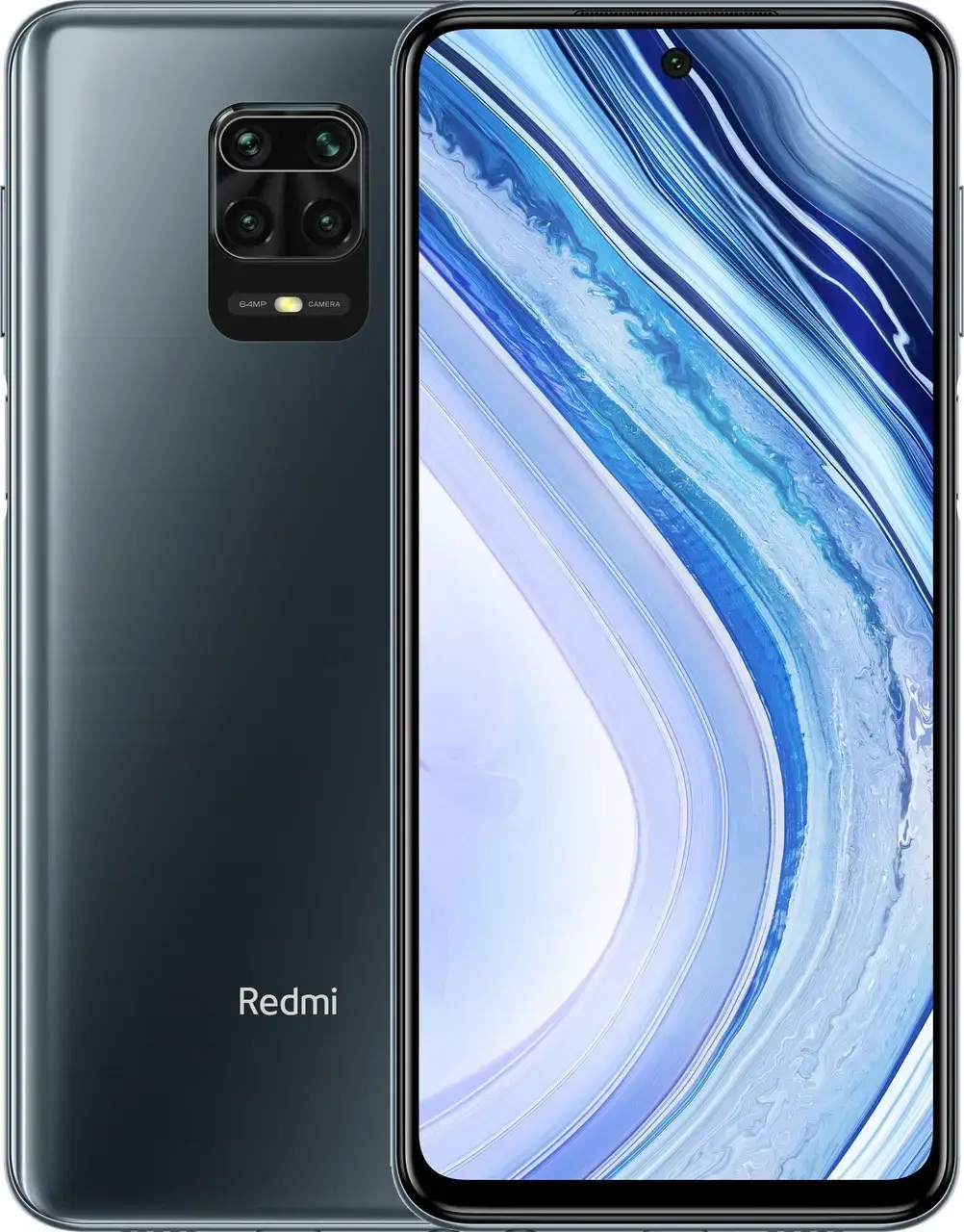 

Смартфон Xiaomi Redmi Note 9 Pro 6/128GB Midnight Grey (Global), Серый