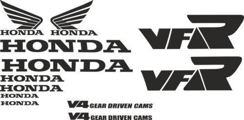 

Виниловая наклейка на мотоцыкл - Набор VFR Honda V4 29х60 см, Белый