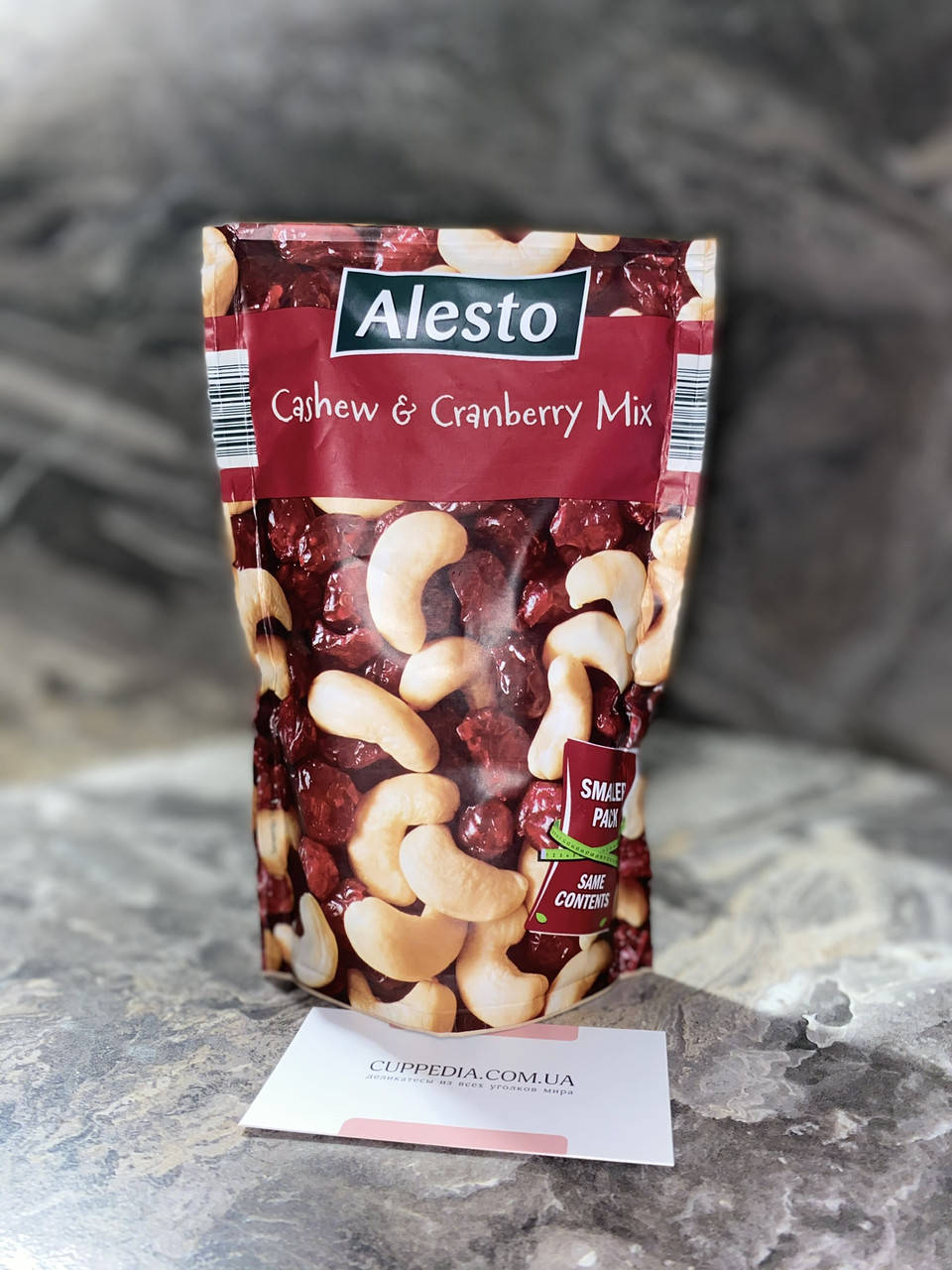 

Микс Alesto из кешью и сушенной клюквы 200 гр