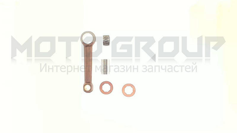 

Шатун ИЖ ЮПИТЕР (+втулка, нижний палец, шайбы) "JING"