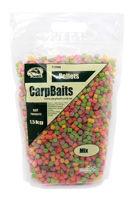 

Пеллетс Carp Baits пылящий "Микс" 8мм 3 кг