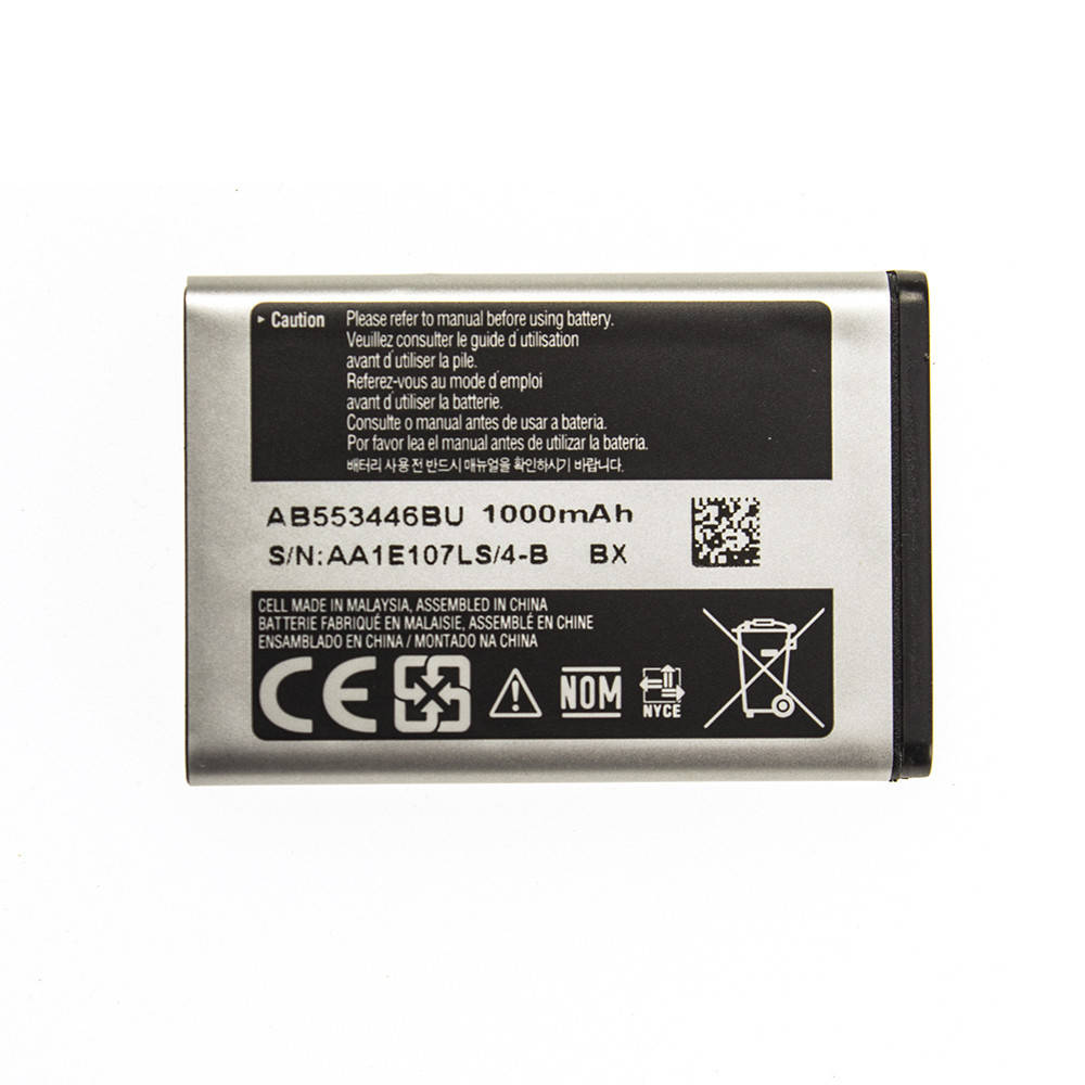 

Аккумулятор AB553446BU для Samsung E1182 Duos 1000 mAh (03649-12)