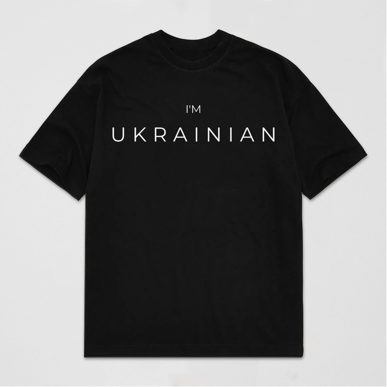 

Футболка черная I'm Ukrainian Я Украинец