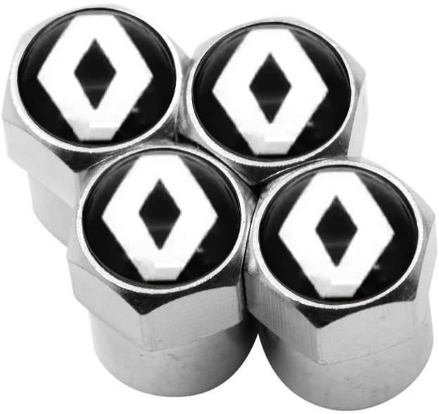 

Колпачки на Ниппель Renault (4 шт) Silver, Серебристый