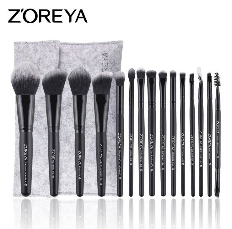 

Набор кистей для макияжа Zoreya classic 15 кистей