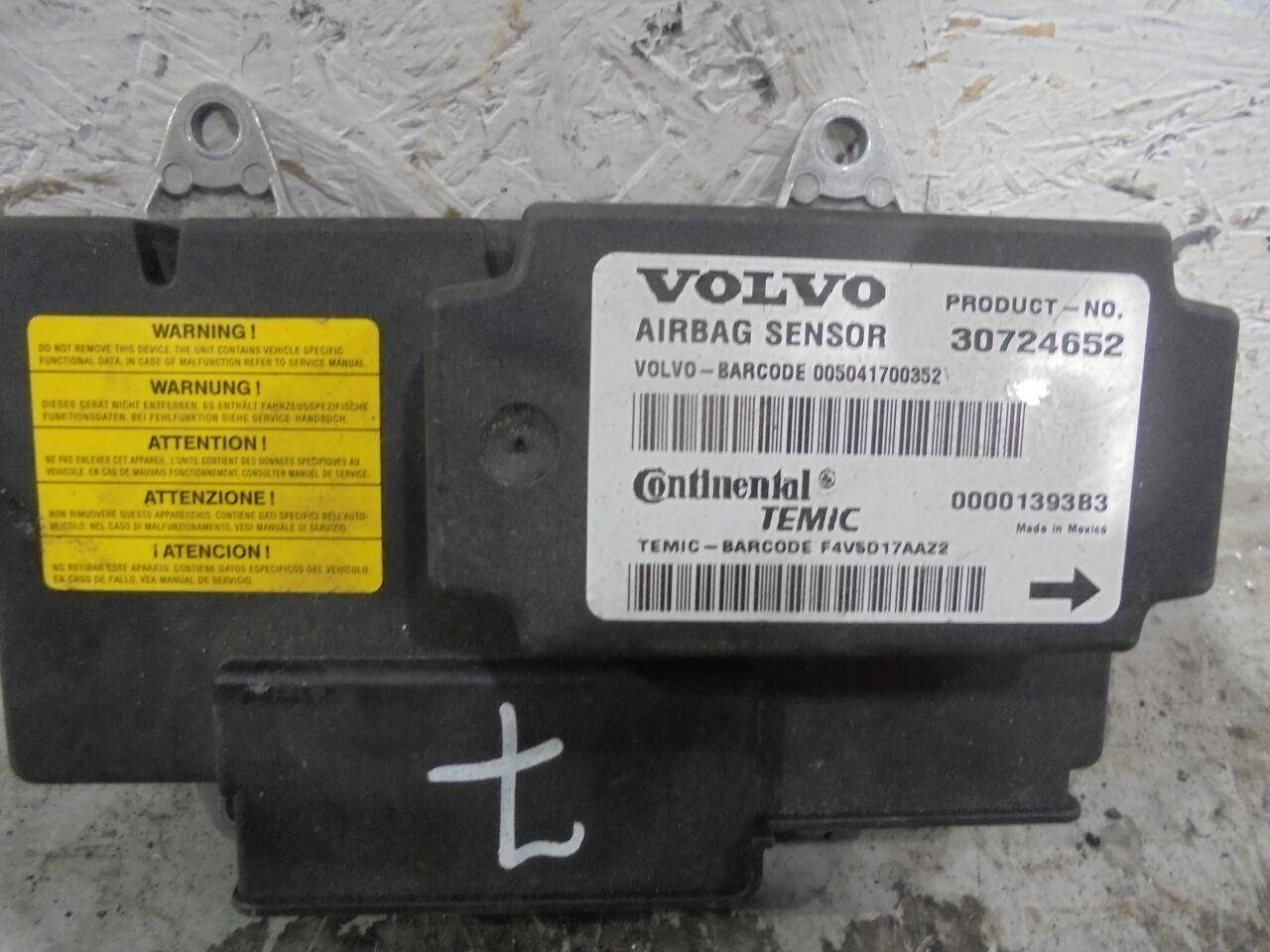 

Б/У БЛОК УПРАВЛЕНИЯ AIRBAG VOLVO V50 30724652