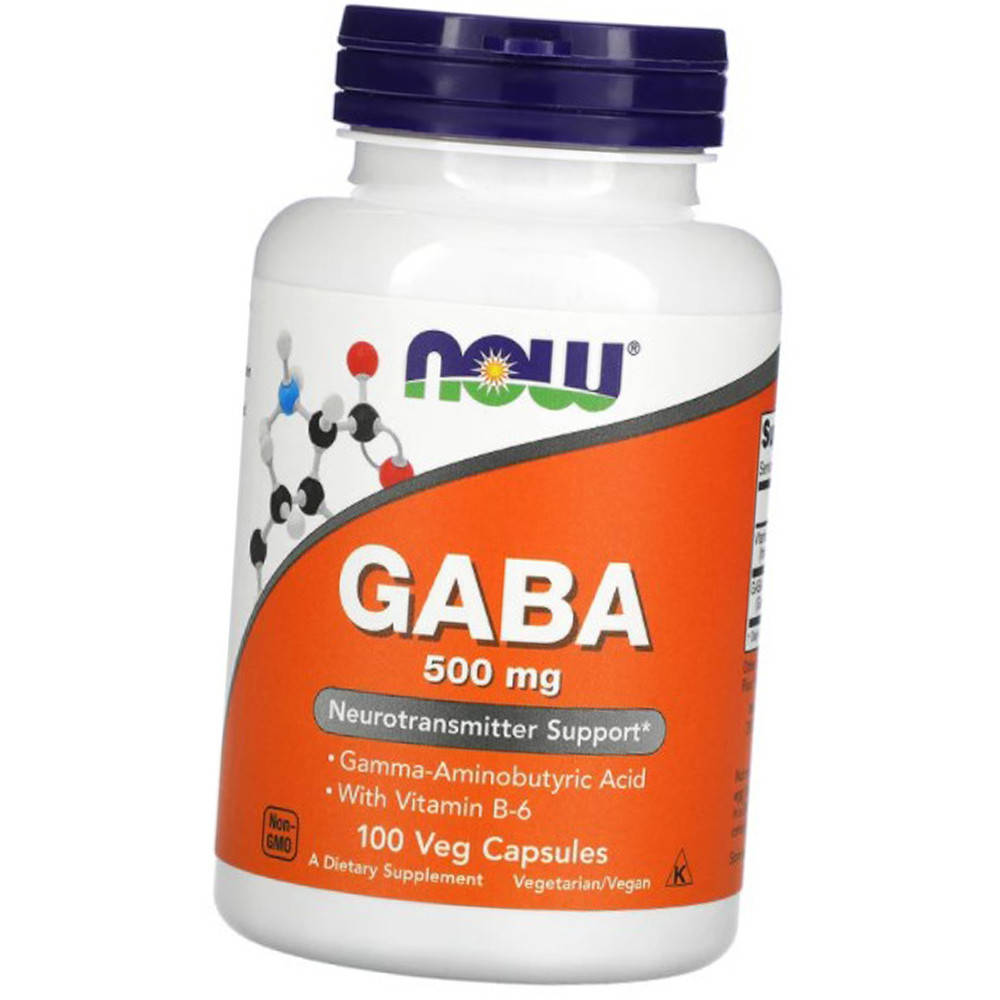 

Габа NOW GABA 500 мг 100 капсул