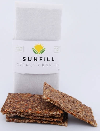 

Хлебцы овощные, 100 гр, SunFill