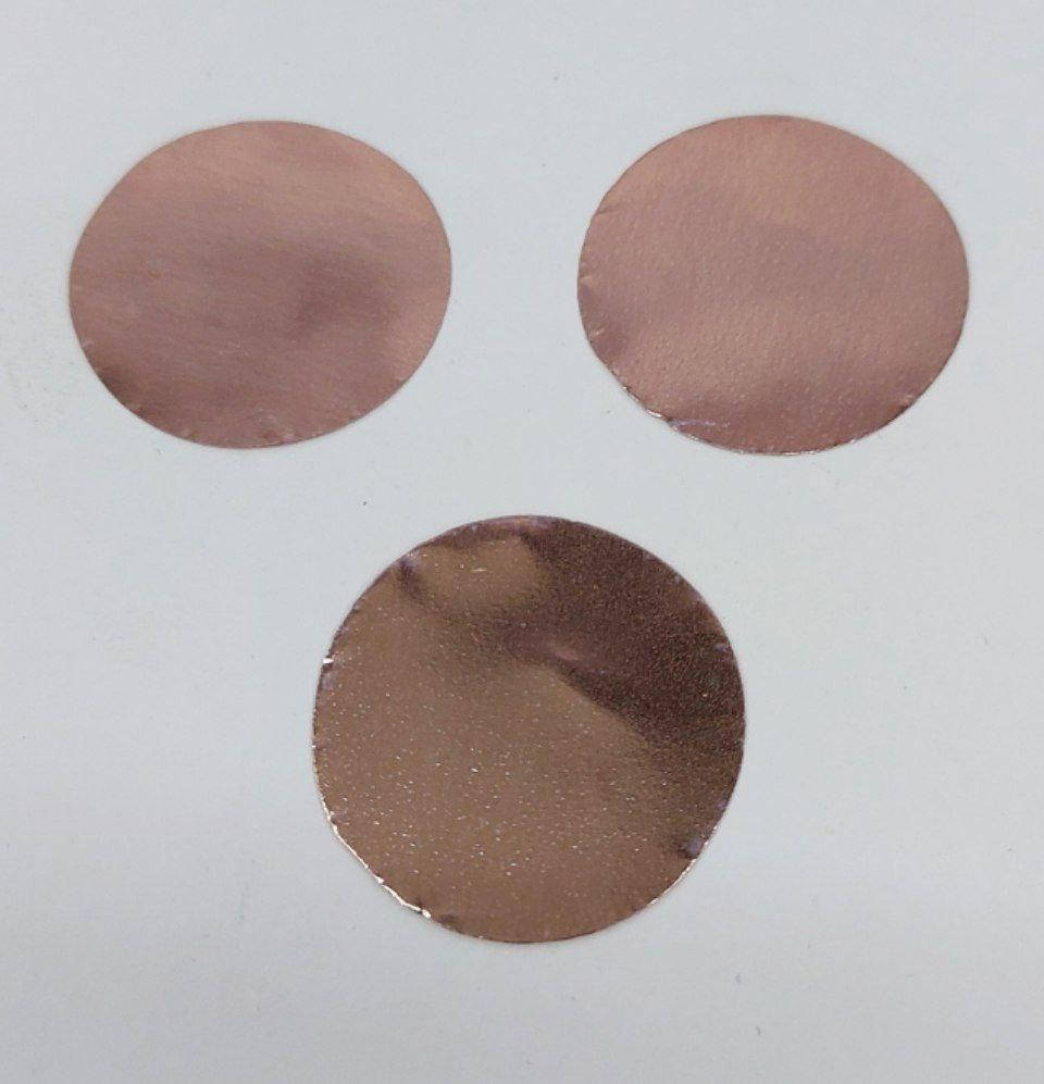 

Конфетти кружочки розовое золото 2,3 см (10 грамм)