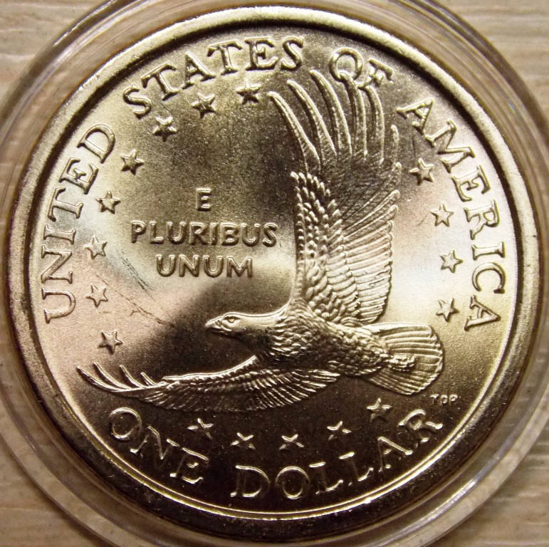 

Монета США. 1 доллар 2000 г. Сакагавея Орел