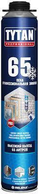 

Піна монтажна зимова проф. TYTAN 65л -20С