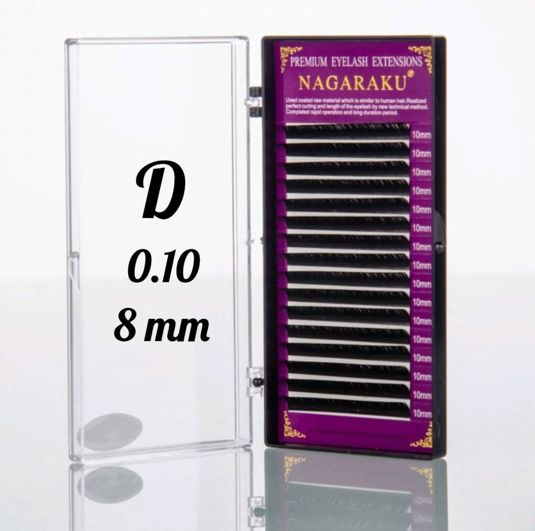 

Ресницы Nagaraku 0.10D - 8 мм