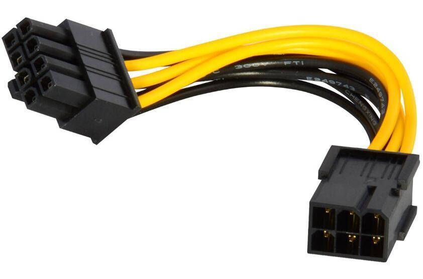 

Переходник 6 pin - 8 pin