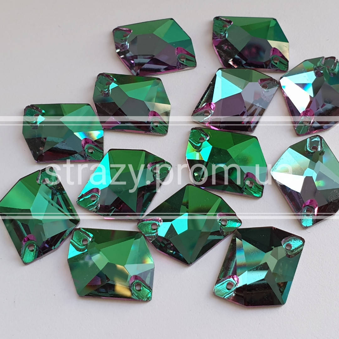 

Стразы Lux Космик 16*20мм. Emerald