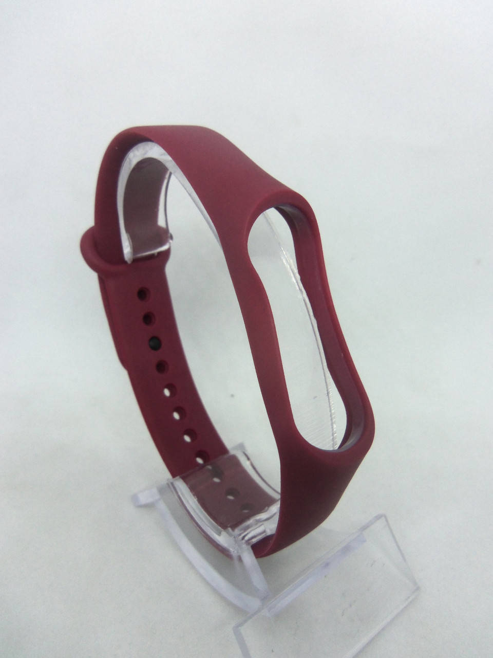 

Ремешок силиконовый браслет Mi Band 3/4 MiBand 3/4 ми бенд 3/4 цвет бордовый