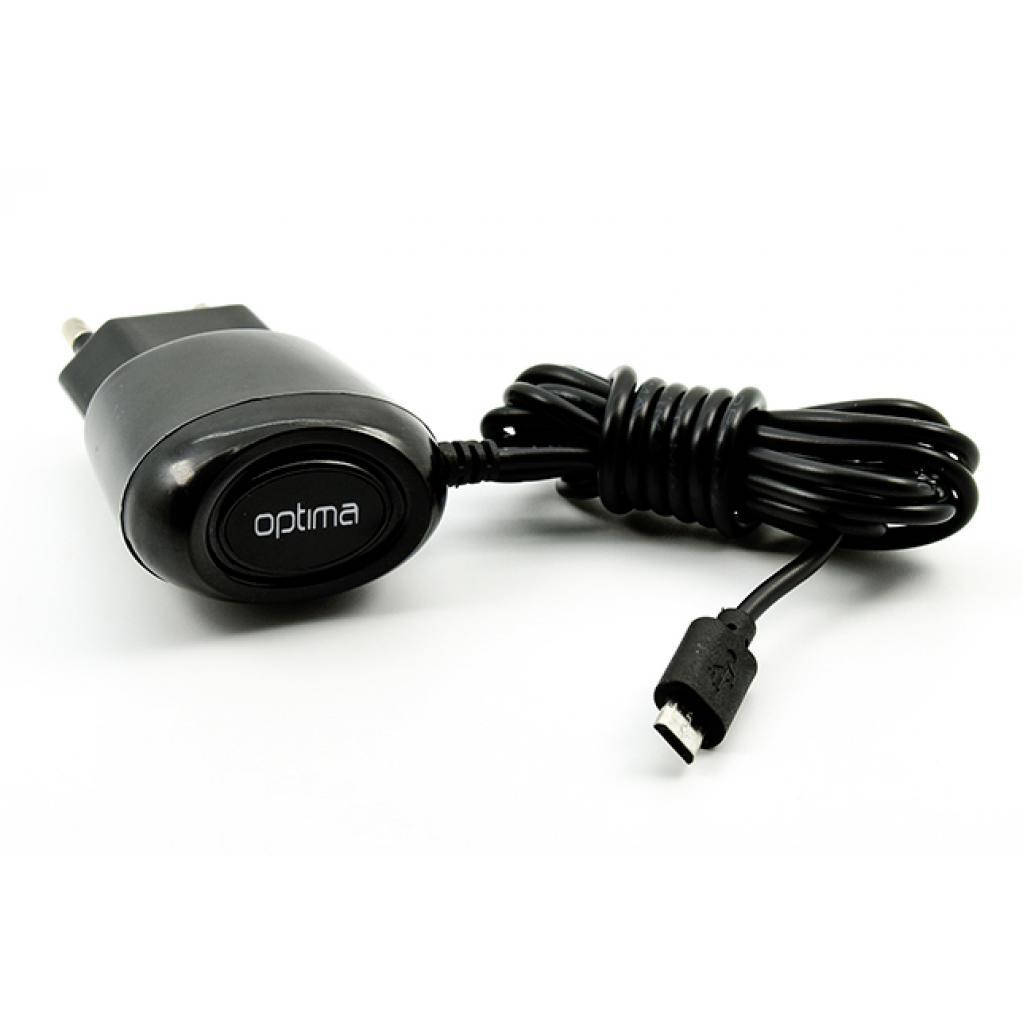 

СЗУ Optima Micro USB 500mA, Черный