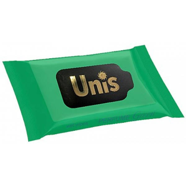 

Антибактериальных влажные салфетки Unis Perfume Green, 15 шт