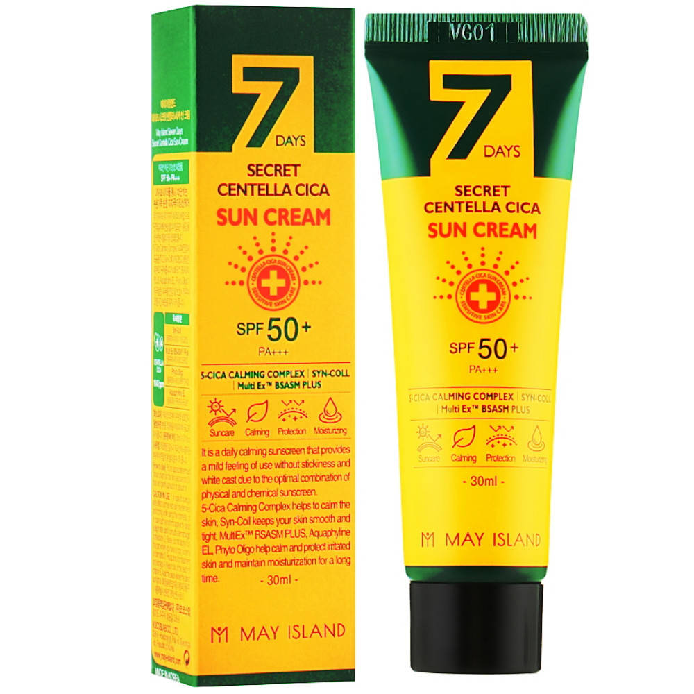 

Солнцезащитный крем may island 7 days secret centella cica sun cream