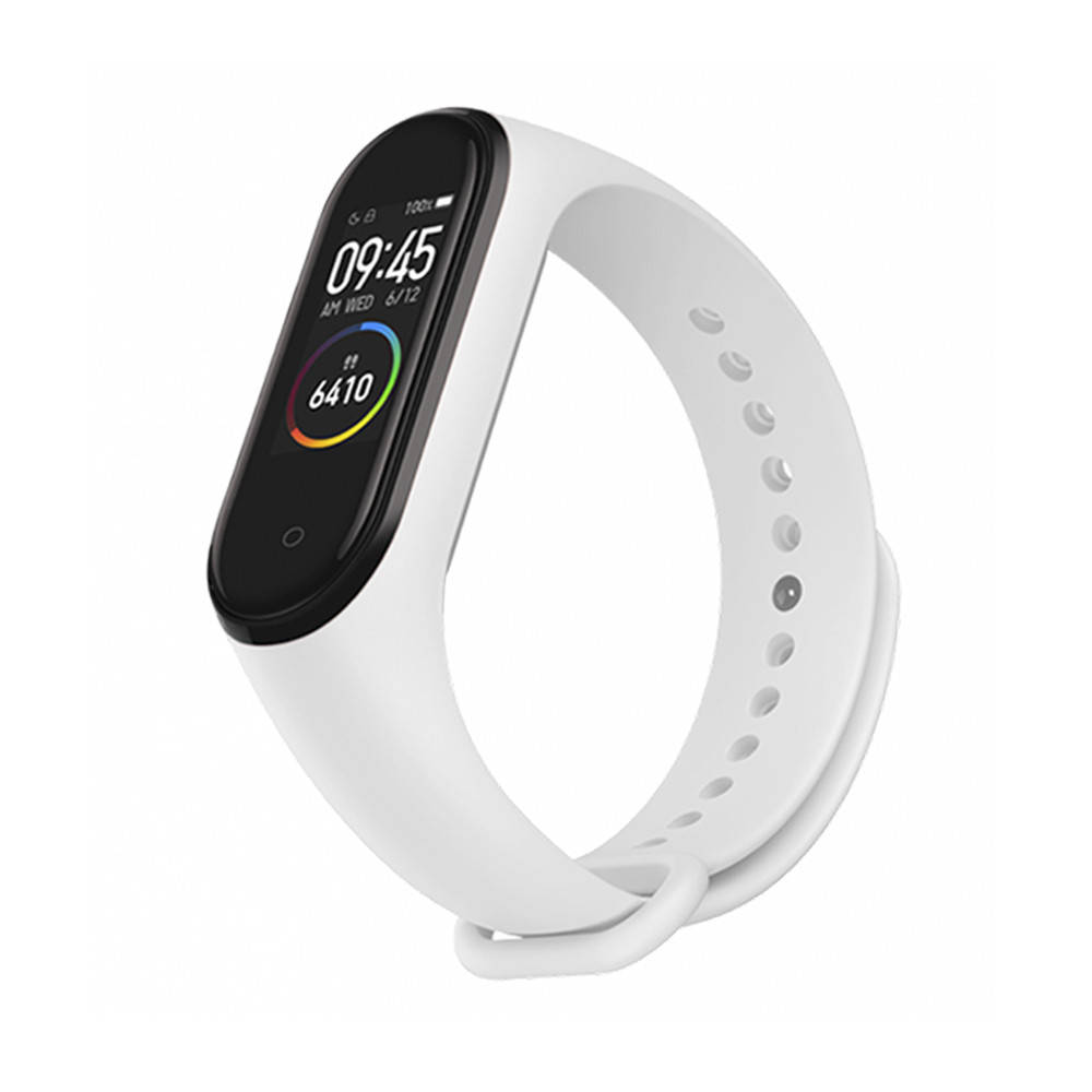 

Ремешок к браслету Mi Band 4 3 силиконовый Белый