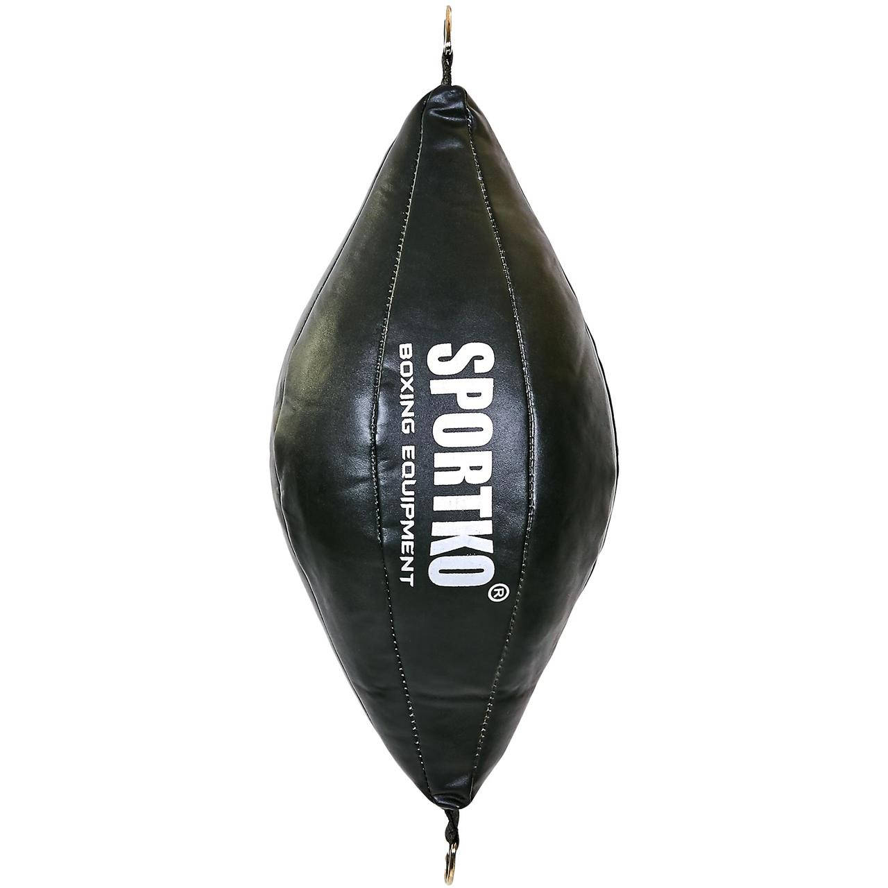 

Кожаная груша боксерская SPORTKO GK-2 (размер 50x24см) черный