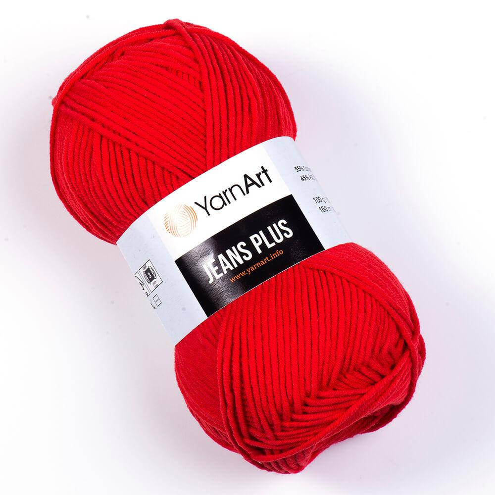 

Yarnart Jeans Plus № 90 красный