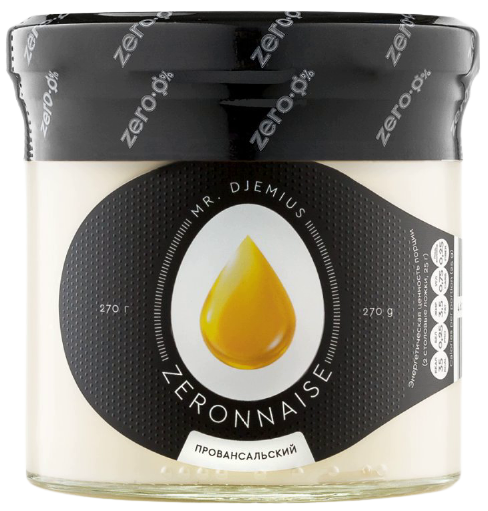 

Низкокалорийный майонез Mr. Djemius ZERO Zeronnaise Провансальский (270 мл)