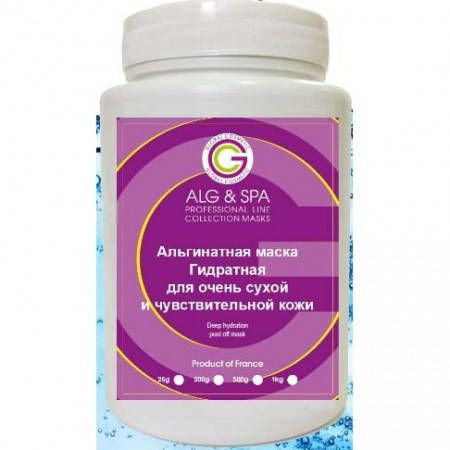 

Альгинатная маска Гидратная маска для сухой и чувст.кожи Alg&Spa 200гр