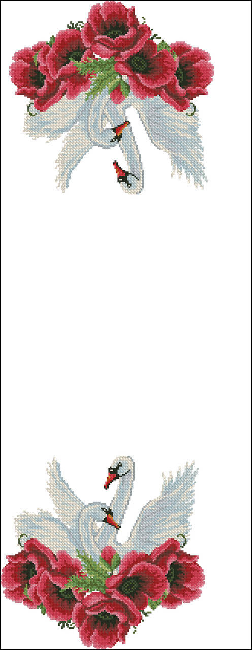 

Свадебный рушник-заготовка на габардине РЗ-14