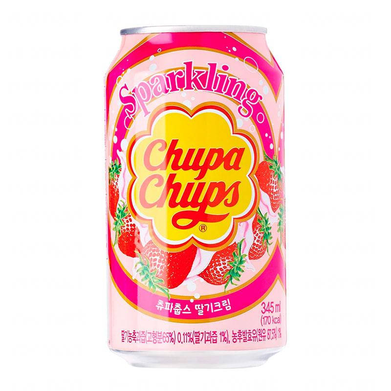 

Chupa Chups газировка Клубника-Сливки 345мл