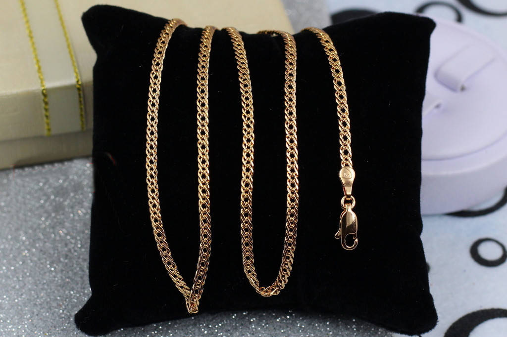 

Цепь Xuping Jewelry ромб 60 см 3 мм золотистая