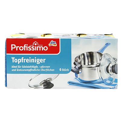 

Губки для миття посуду Профісімо жовті Profissimo topfreinger 6szt 12шт/ящ (Код : 00-00010841)