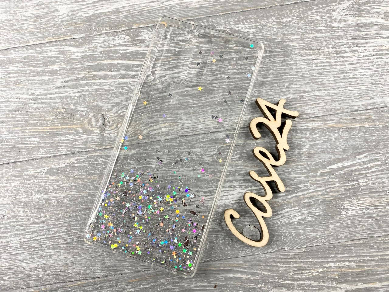 

TPU чехол Star Glitter для Samsung Galaxy Note 20 прозрачный, Разные цвета