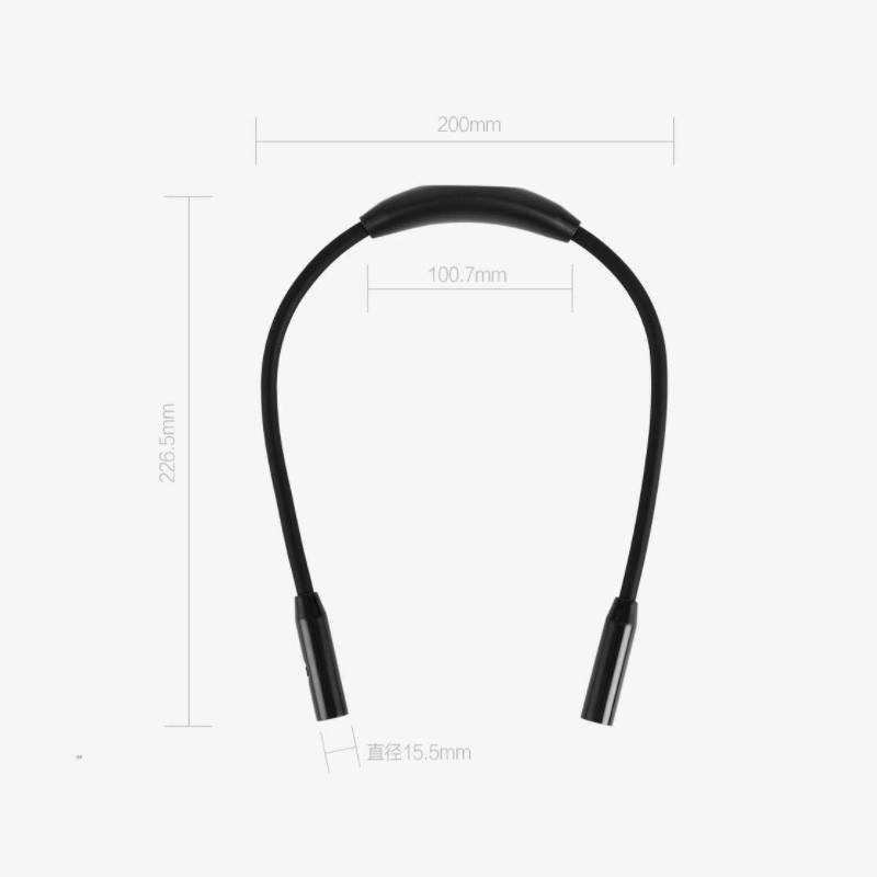 

Лампа для чтения книг USB перезаряжаемый ночник гибкая лампа, Черный