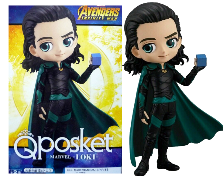 

Фигурка Q posket Марвел Локи с кубом Marvel Loki 14 см WST M L 13