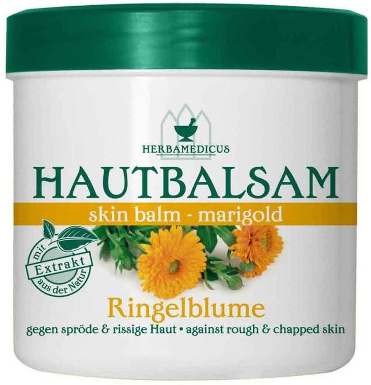 

Увлажняющий бальзам для тела с экстрактом календулы Herbamedicus Ringelblume, 250 ml.