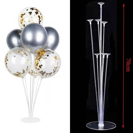 

Подставка держатель для воздушных шаров на 7 шаров 70 см